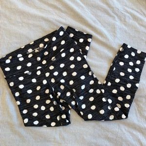outdoor voices - polka dot tech sweat leggings